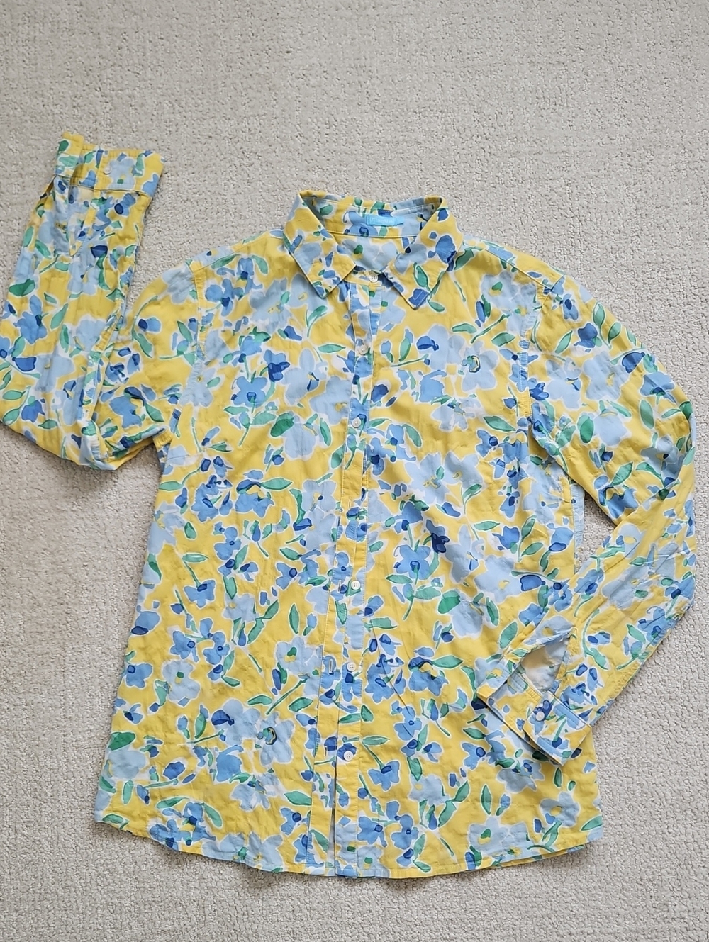 J. McLaughlin floral blouse, Small-Medium
